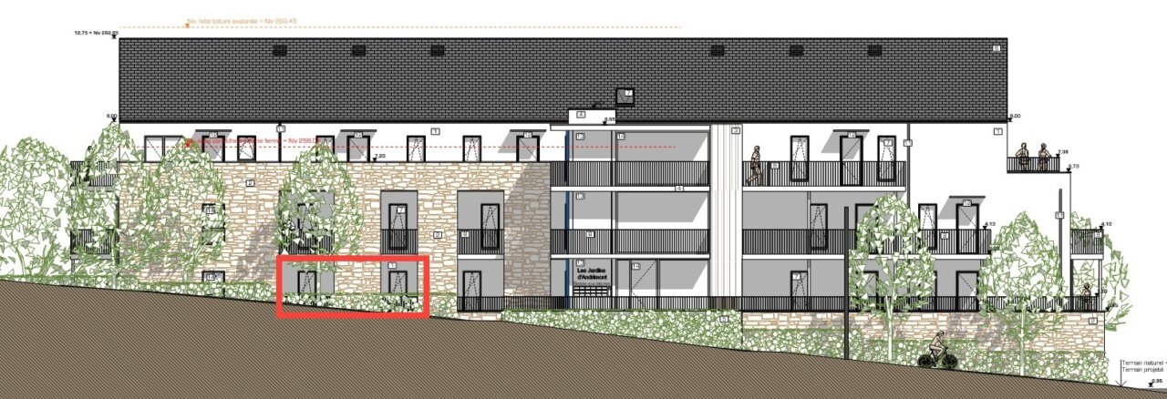 Appartement 0 B façade