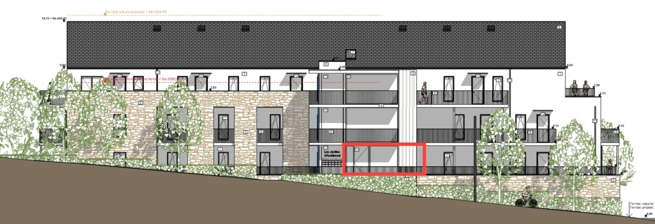 Appartement 0 D façade