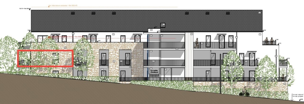 Appartement 1 A façade