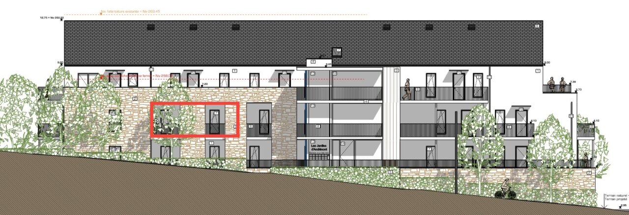 Appartement 1 B façade