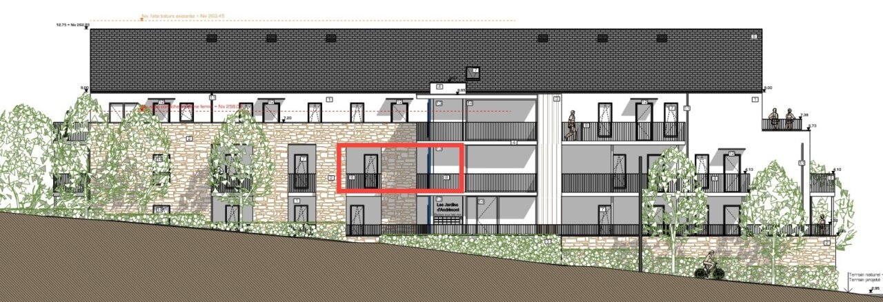 Appartement 1 C façade