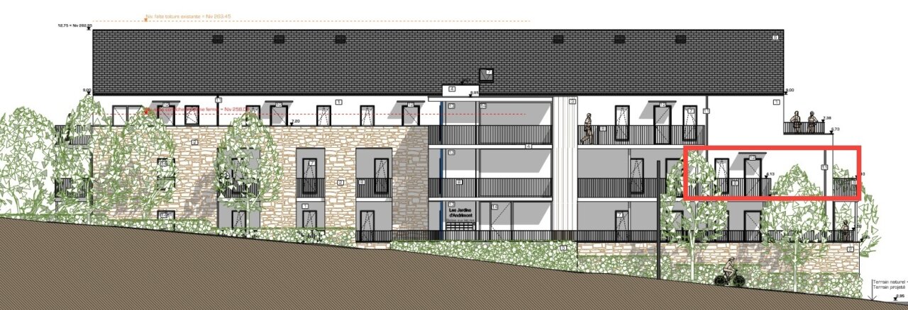 Appartement 1 F façade