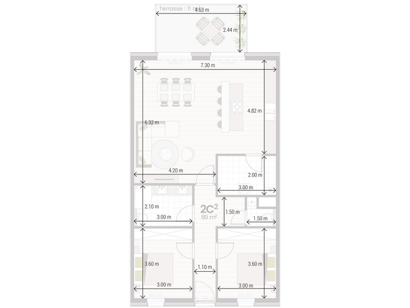 Appartement 2 C