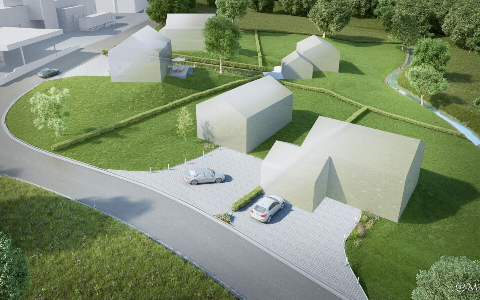 3D - vue aérienne