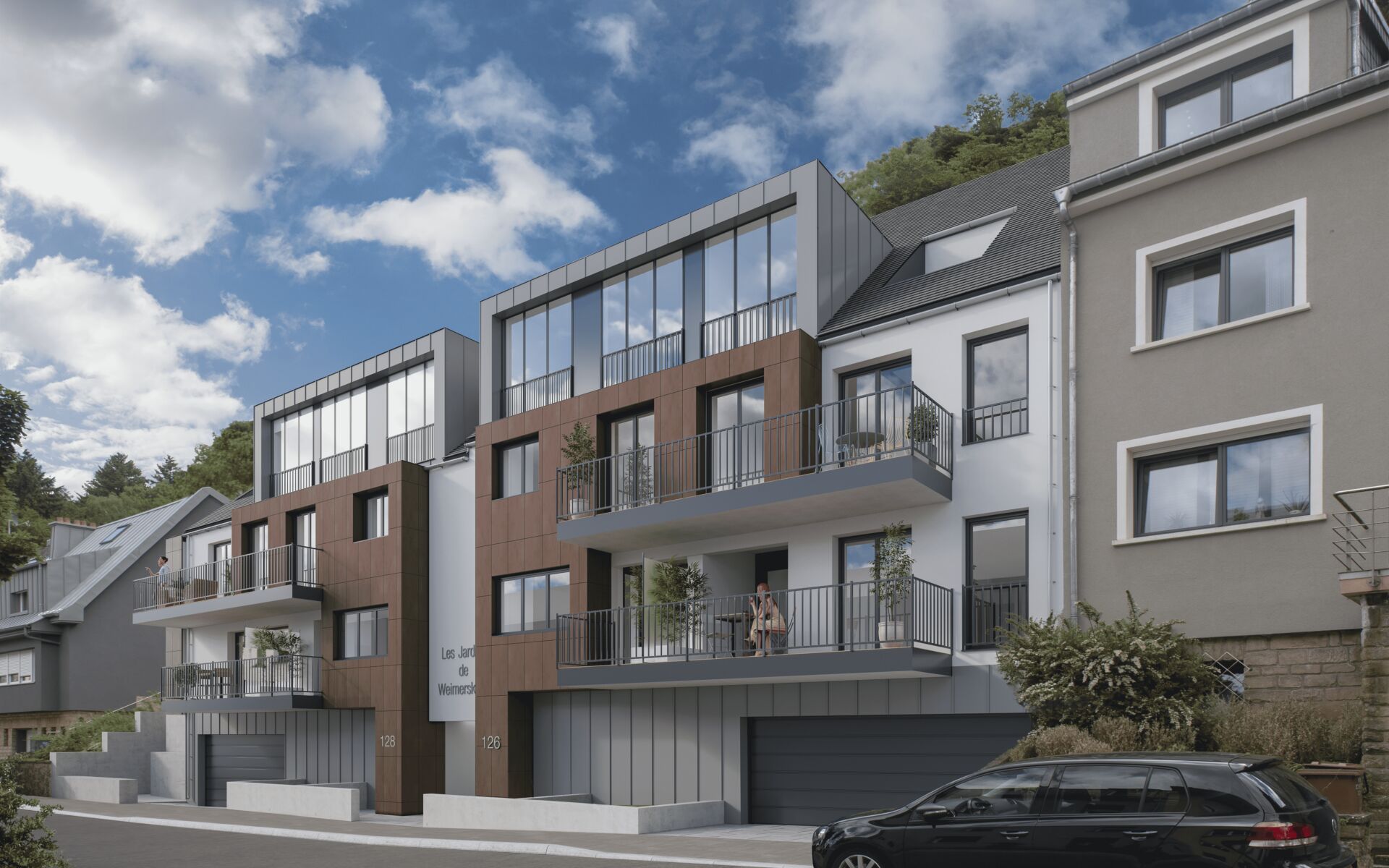 3D - façade avant droite