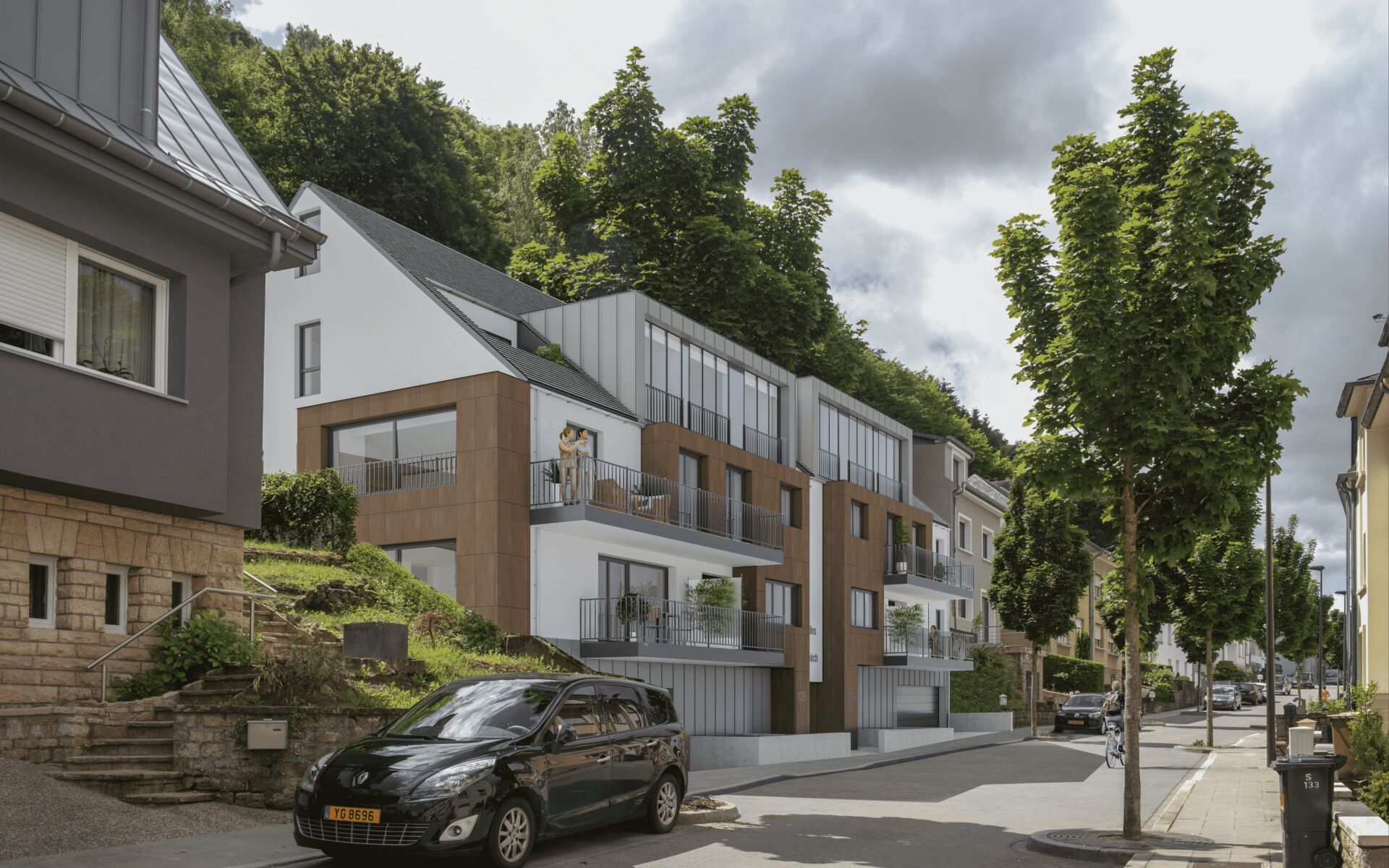 3D - façade avant gauche