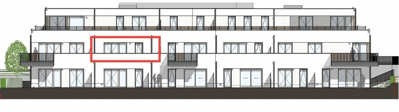 Appartement 1B-façade