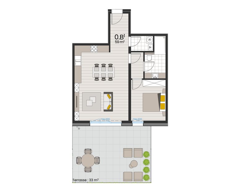 Appartement 0B sans cotations