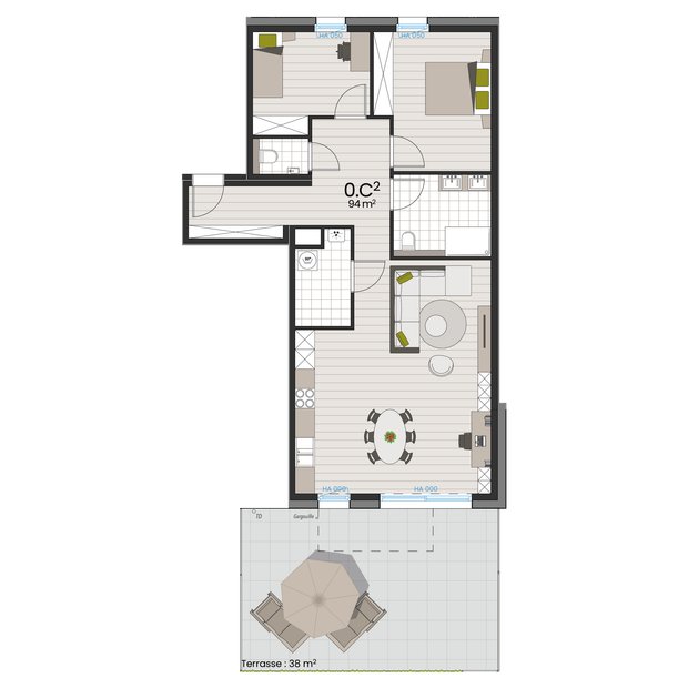 Appartement 0C sans cotations