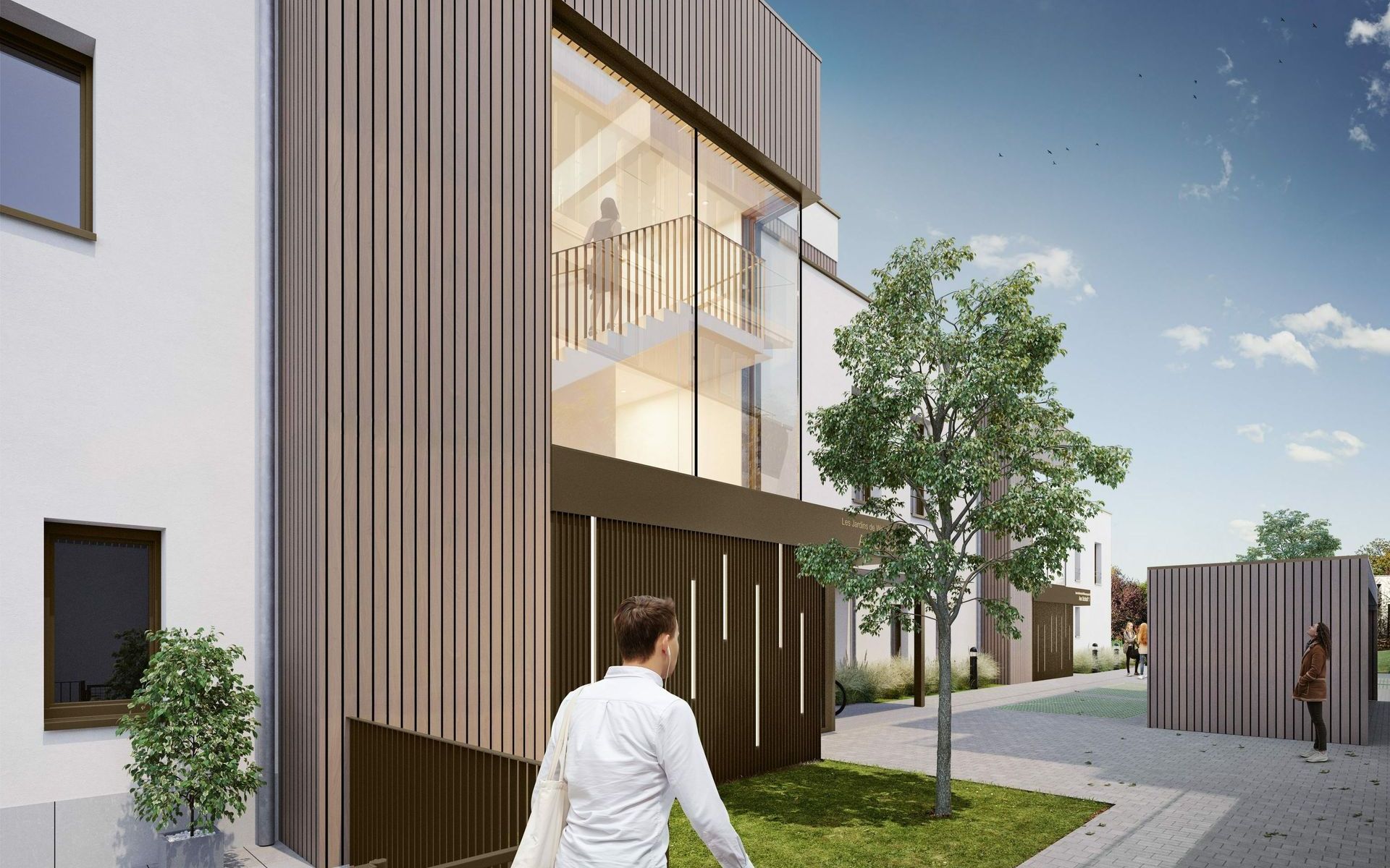 LU Weiswampach Immeuble Appartements rue Gruuss Strooss Vue 3 251014