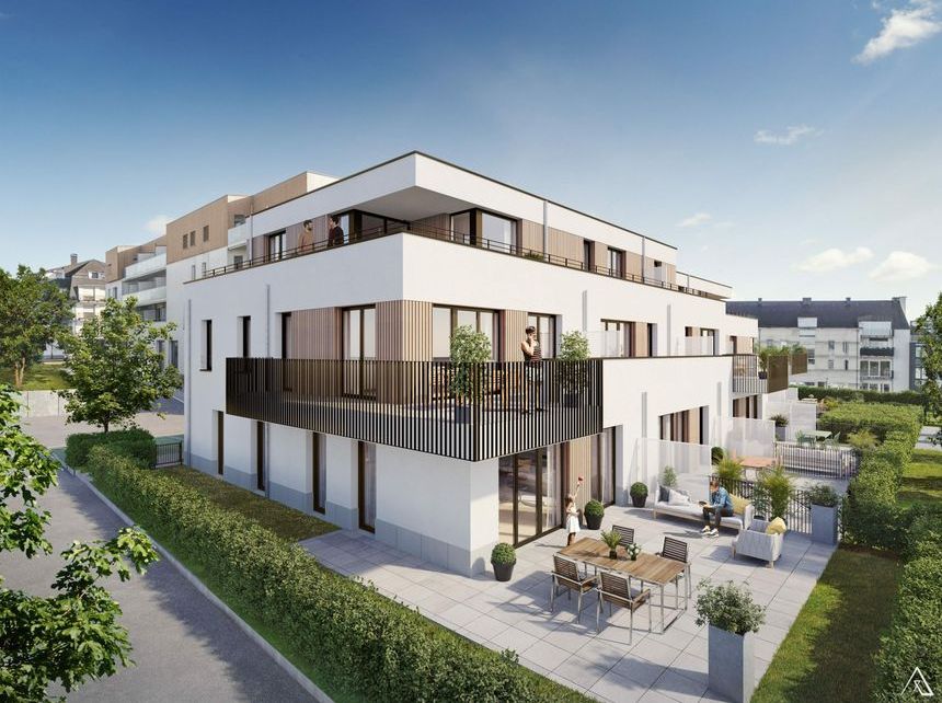 LU Weiswampach Immeuble Appartements rue Gruuss Strooss Vue 6 251014