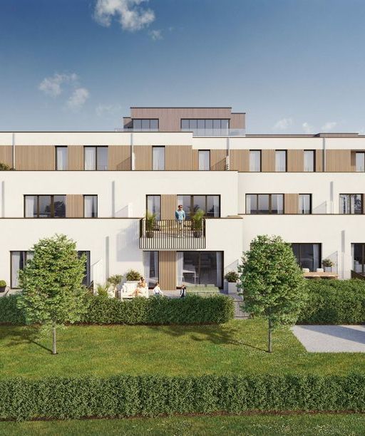 Vue arrière - jardins