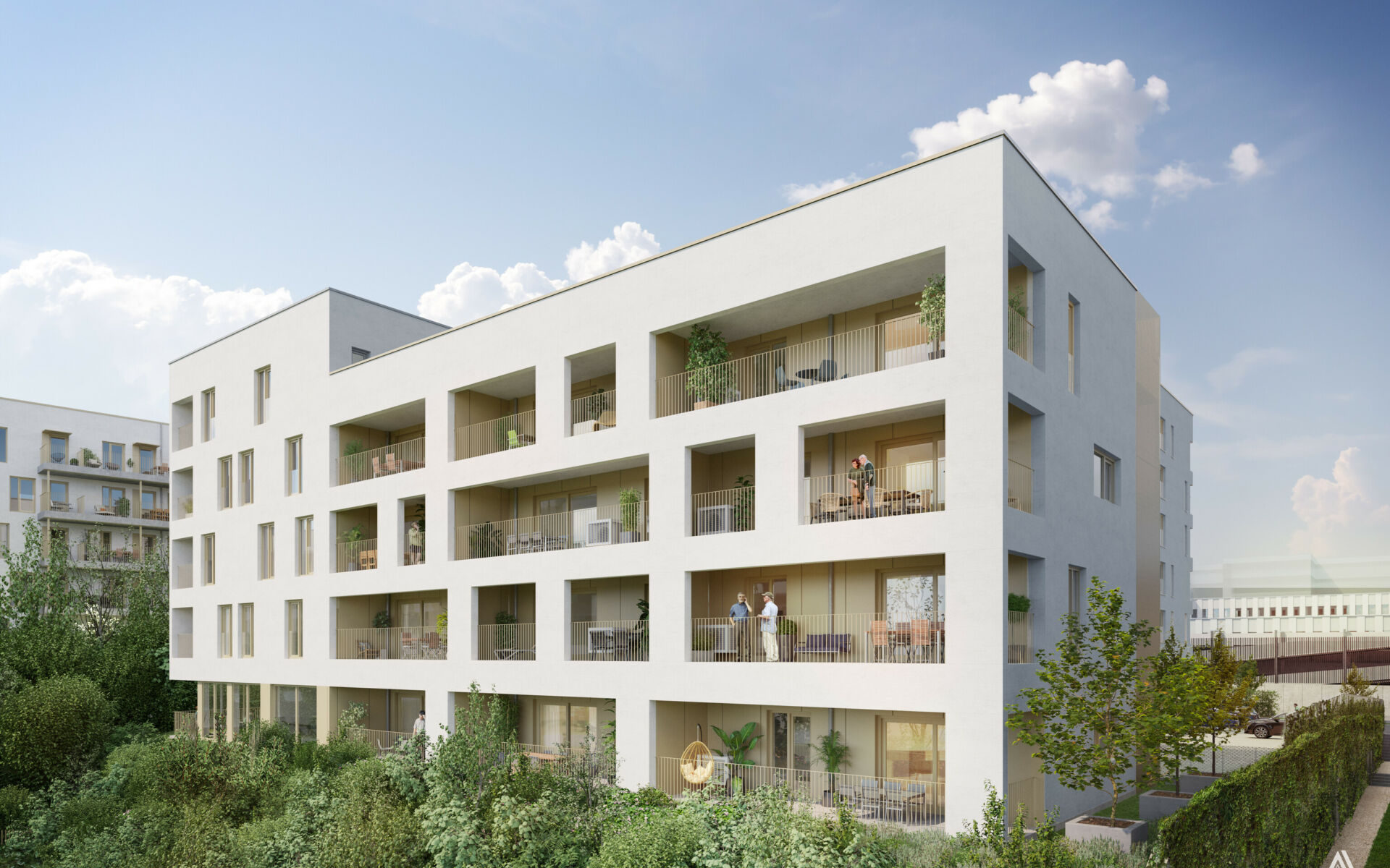 3D - résidence-service - vue depuis MRS